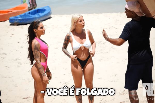 Pegadinha de peso: Hot-influenciadoras do California Tv são enganadas ao pegar no pacote de Rafael Chocolate